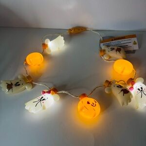 NWT Disney Glow Necklace - Halloween Mickey And Minnie Cutie Ghosts light up